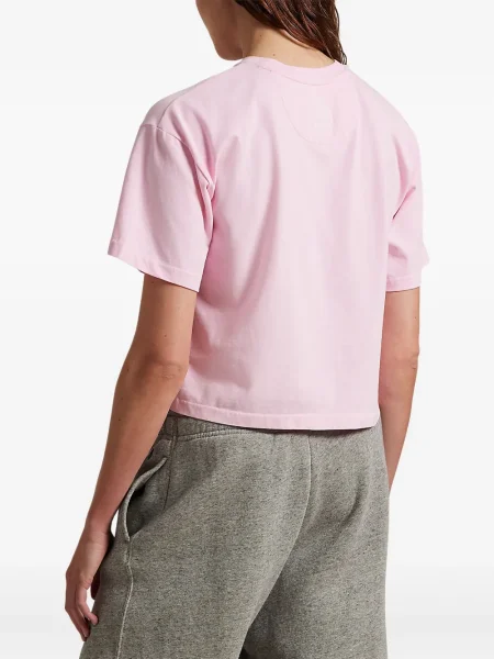 Tricou Polo Ralph Lauren cu broderie de costum cu dungi alb