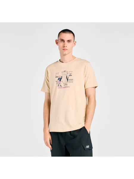 Koszulka New Balance – beżowa
