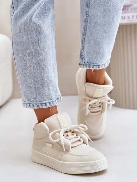 Zateplené tenisky Big Star Shoes bílé