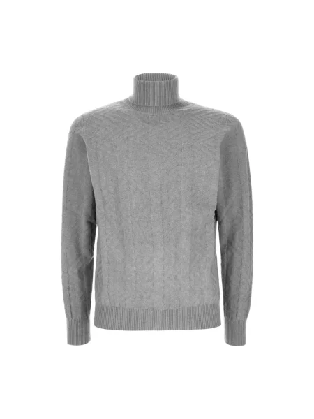Sweter z golfem Panicale do golfa szary
