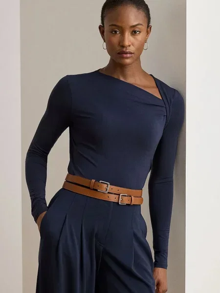 Pulover Lauren Ralph Lauren tamno lagane plava