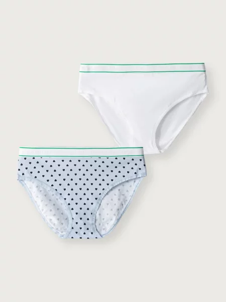 United Colors of Benetton nohavičky detské s elastanom modrá