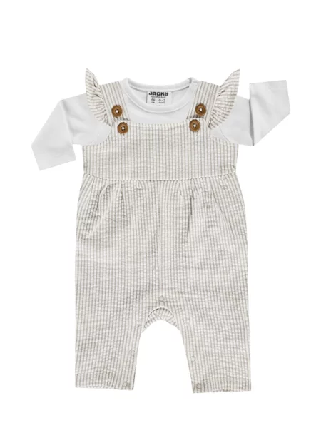 Pantaloni copii Jacky alb