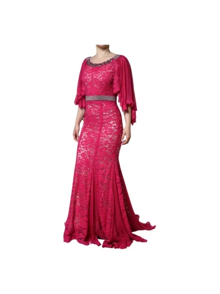 Sukienka ołówkowa Dolce And Gabbana różowa
