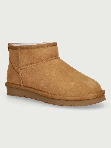 Everau Botine caramel / închis maro