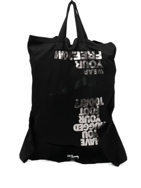 Geantă Black Comme Des Garçons cu imagine negru