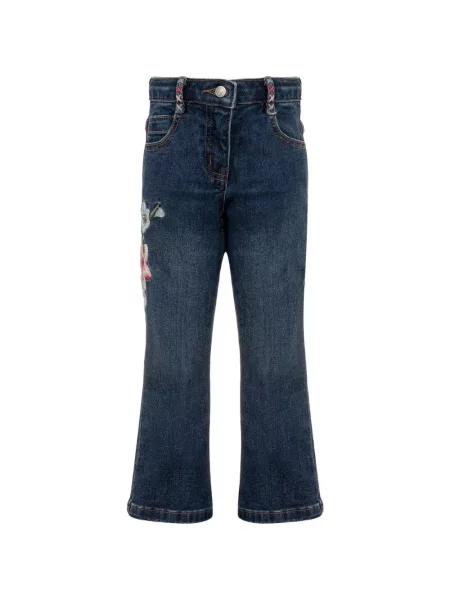 Jeansy dzwony dziecięce Lapin House niebieskie