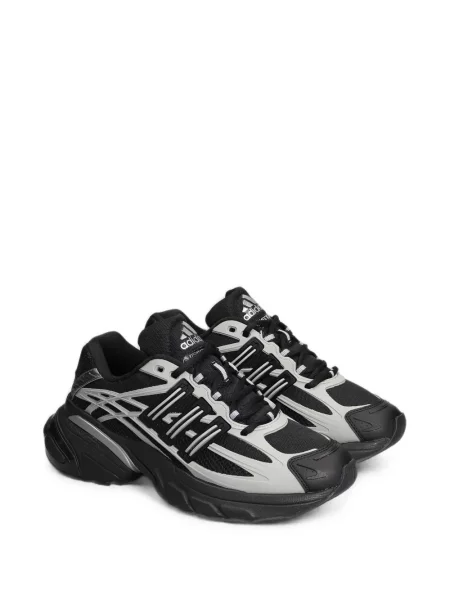 Sneakerși Adidas cu șireturi plasă negru