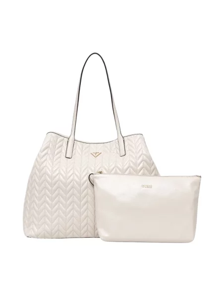 Guess torebka shopper CHERYL beżowa