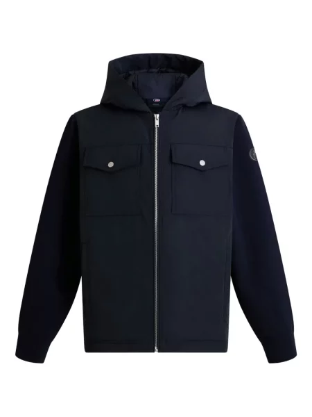 Geacă bomber Fusalp cu glugă albastru