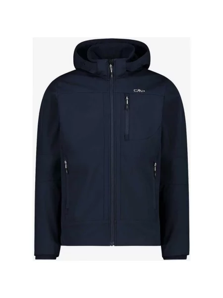 Kurtka CMP Zip Hood Softshell śródnocna niebieska