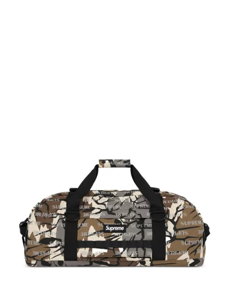 Geantă Supreme cu imagine cu model camuflaj maro