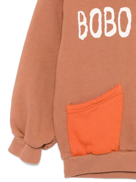 Bluza z kapturem dziecięca Bobo Choses pomarańczowa