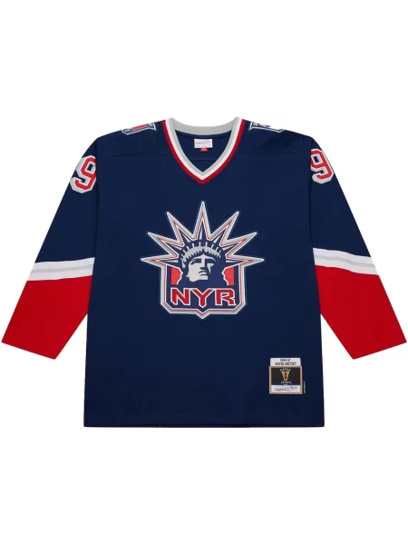 Cămașă Mitchell & Ness din jerseu albastru