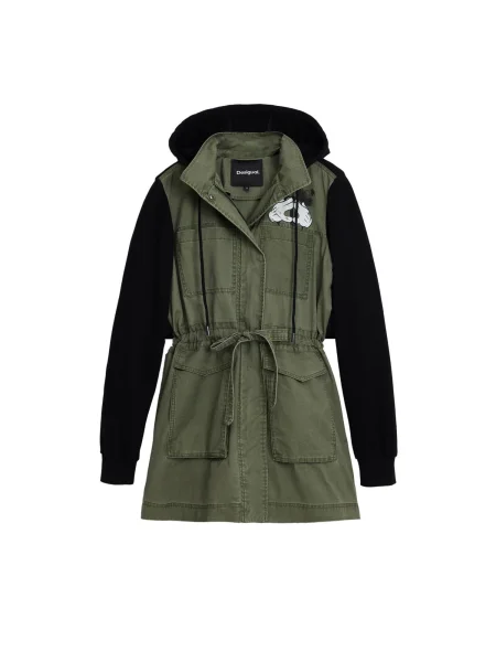 Geacă parka Desigual alb