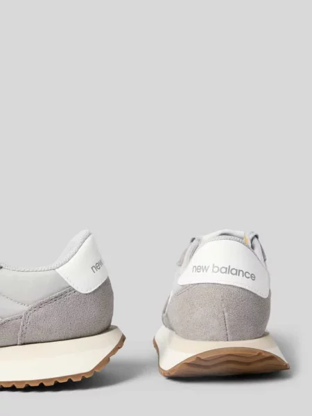 Sneakersy z mieszanki skóry New Balance beżowe