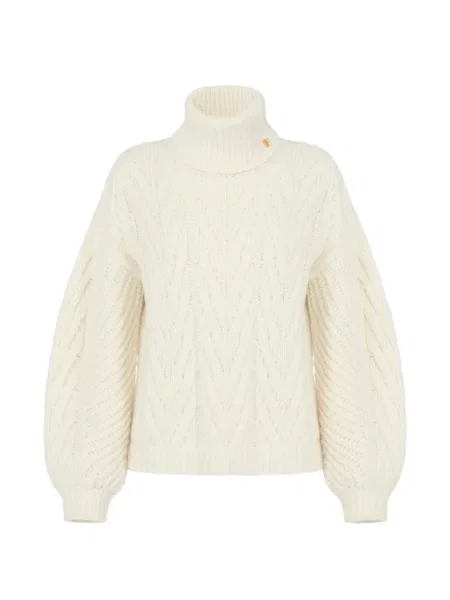 Pulover Elisabetta Franchi alb