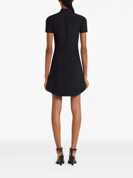 Rochie mini Courreges scurtă de costum negru