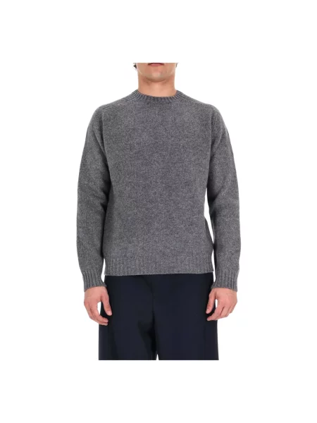 Dzianinowy sweter Herno szary