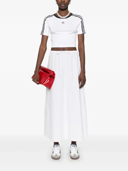 Koszulka Adidas z siateczką do kolan garniturowa niebieska