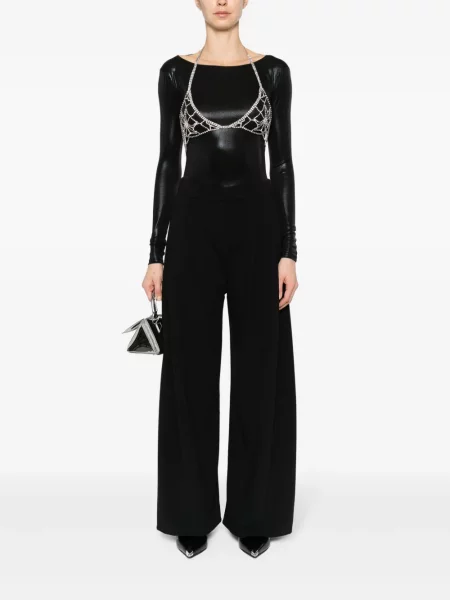 Pantaloni Loulou plisate negru