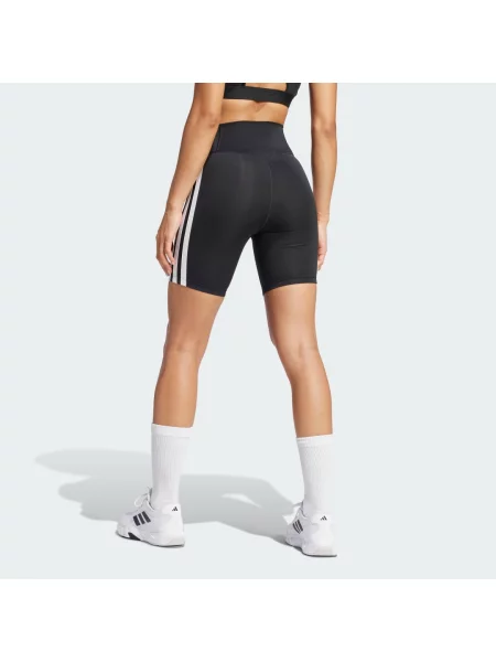 Krótkie legginsy Optime Essentials białe
