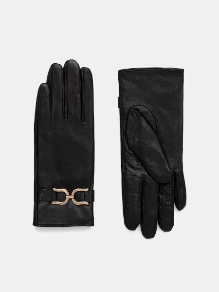 Кожени ръкавици Morgan черно