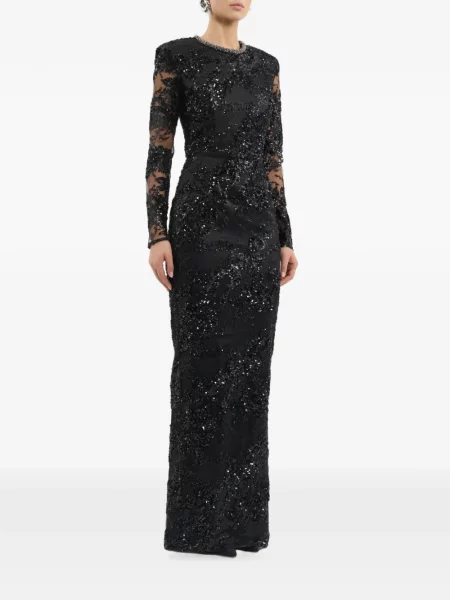 Lung rochie Rebecca Vallance negru