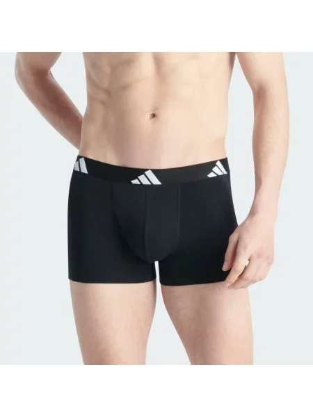 ADIDAS SPORTSWEAR Boxerky Active Flex šedý melír / černá bílá