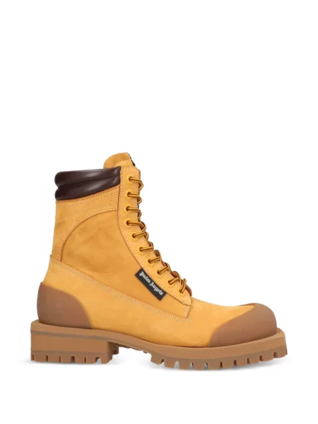 Buty trekkingowe Palm Angels sznurowane koronkowe trekkingowe żółte