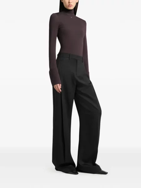 Pantaloni Courreges negru