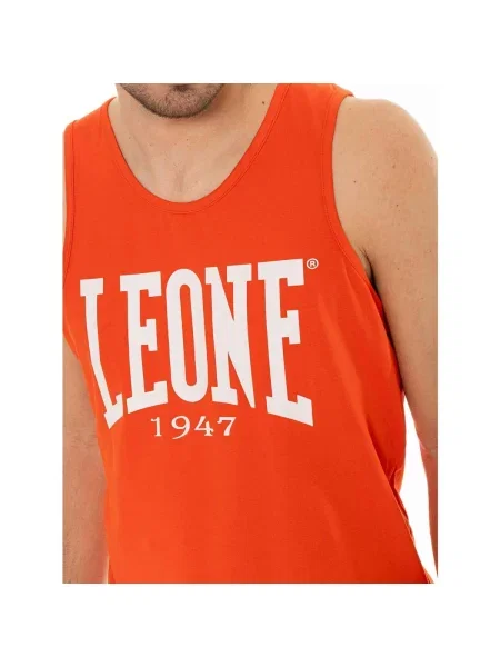 Póló Leone 1947 autogrammal narancsszínű