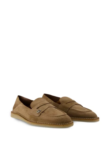 Papuci de casă Dolce & Gabbana maro
