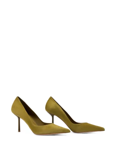 Pantofi cu toc Le Silla din piele verde