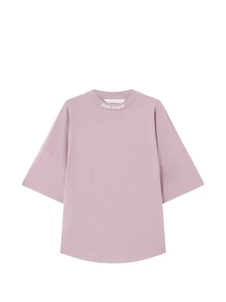 Tricou Palm Angels cu autograf violet