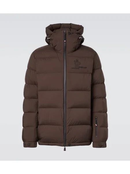 Smučarska jakna Moncler Grenoble rjava