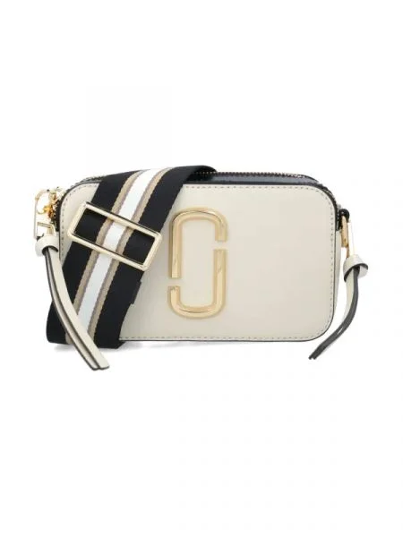 Marc Jacobs de piele geantă poștaș snapshot bej