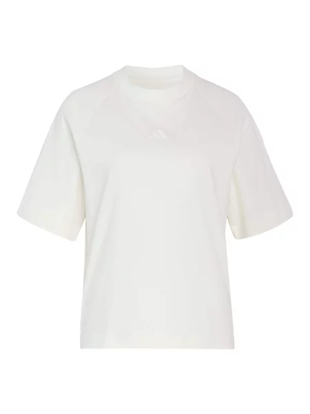 Adidas Tričko Kit Small Logo krémová bílé