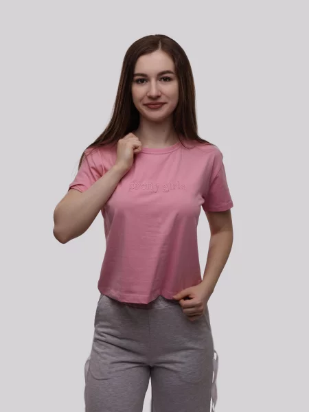 Футболка Lumo розовая