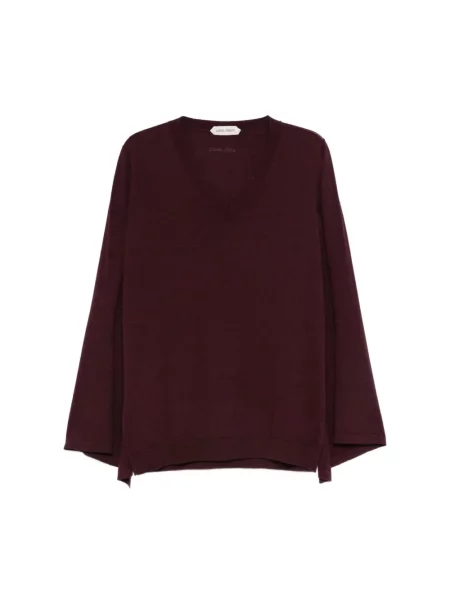 Sweter Alberta Ferretti brązowy