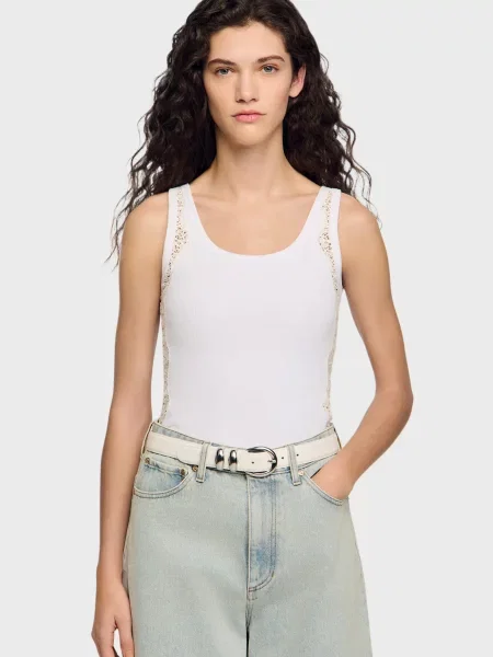 Майка Sandro біла