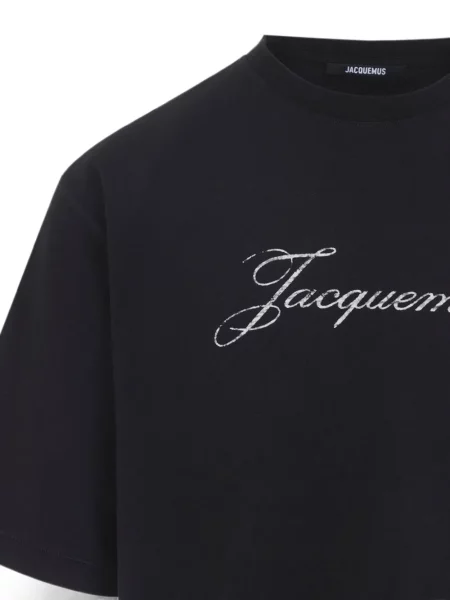 Tricou Jacquemus cu imagine negru