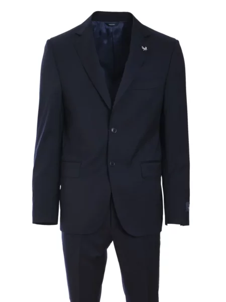 Costum Tombolini de lână de costum albastru