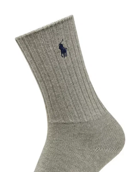 Polo Ralph Lauren klasické ponožky šedá