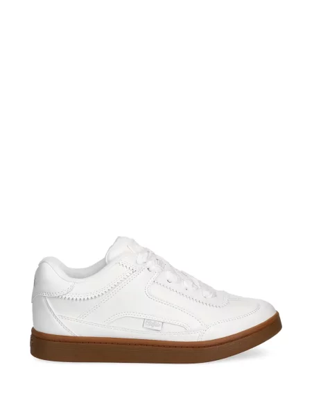 Маратонки Buffalo с автограф бяло