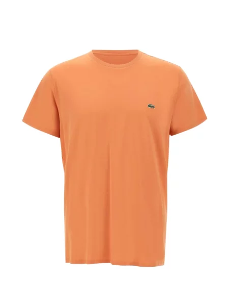 Tricou Lacoste cu autograf portocaliu