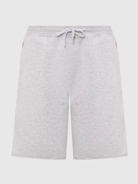 Меланжевые шорты Brunello Cucinelli серые