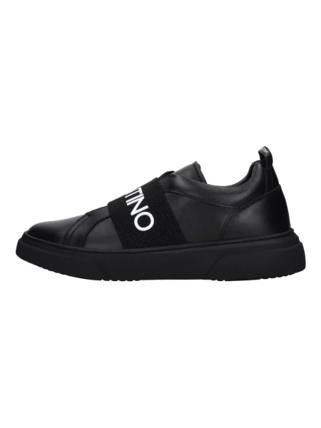 Lniane sneakersy Valentino czarne
