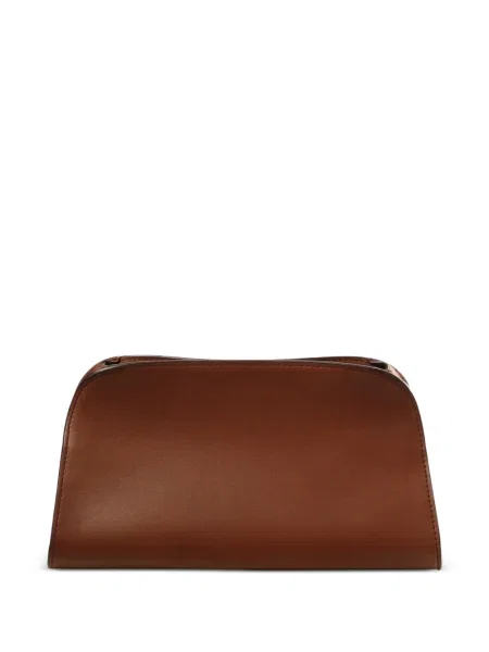 Geantă plic The Row cu bretele maro