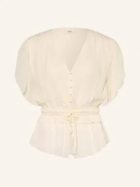 Suncoo Bluzka Lalie Z Falbankami beige beżowa